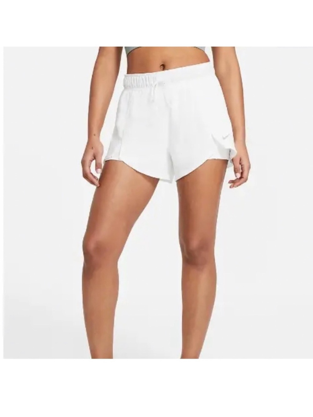 NEW Nike Flex Essential 2-in-1 Women's Training Shorts, Lined, White XS